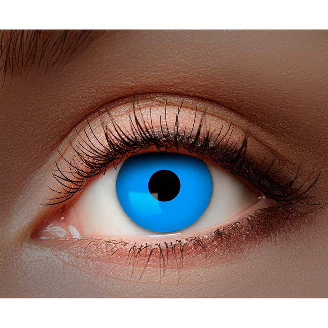 Maand lenzen - UV flash Blauw