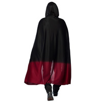 thumb-Cape Fade - zwart/rood-4