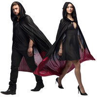 thumb-Cape Fade - zwart/rood-1