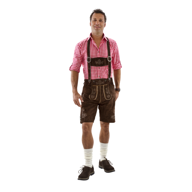 Lederhose Leder - Kort Bruin