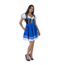 Haus Huberts Tiroler dirndl 2 delig - Zwart/Blauw - 100% Katoen