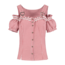 Haus Huberts Damesblouse Rood/Wit - Geruit