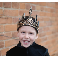 Medieval Crown - Gold/Black