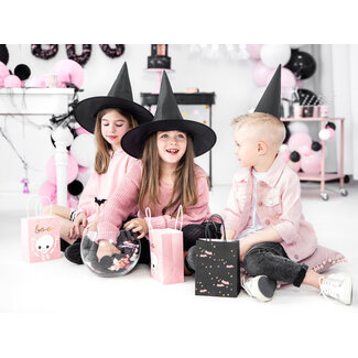 PartyDeco Heksenhoed kind zwart