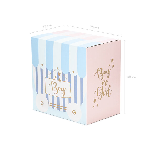 Gender Reveal Doos met Ballonnen