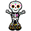 Anagram AirLoonz Day Of The Dead Skelet - 88 cm x 132 cm