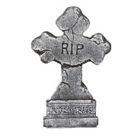 Grafsteen Cross 'RIP' - 37cm