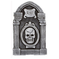 Grafsteen Skull 'RIP' - 37cm