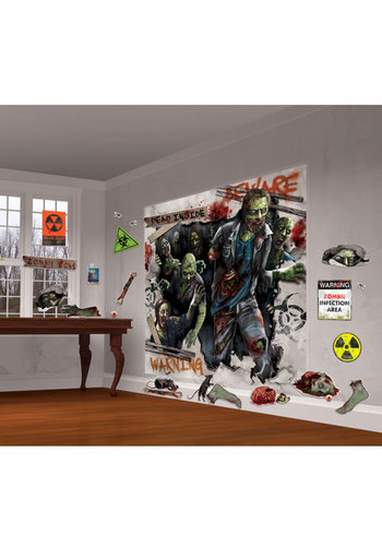 Scene Setter Decoratie Kit Zombies - 32 Stuks 