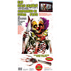 Amscan Glas sticker Horror Clown - 60 x 30 cm