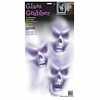 Amscan Glas sticker Horror Skulls