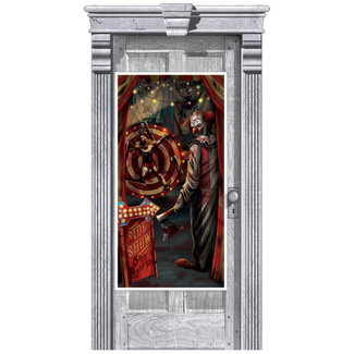 Amscan Deurdeco Horror Clown - 165 x 85 cm