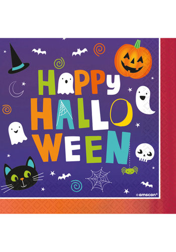 Servetten Halloween Friends - 16st - 33x33cm 