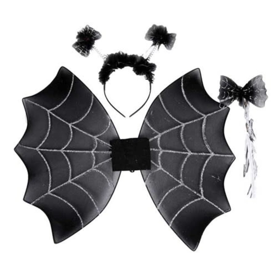 Set Spider (tiara, staf en vleugels)-1