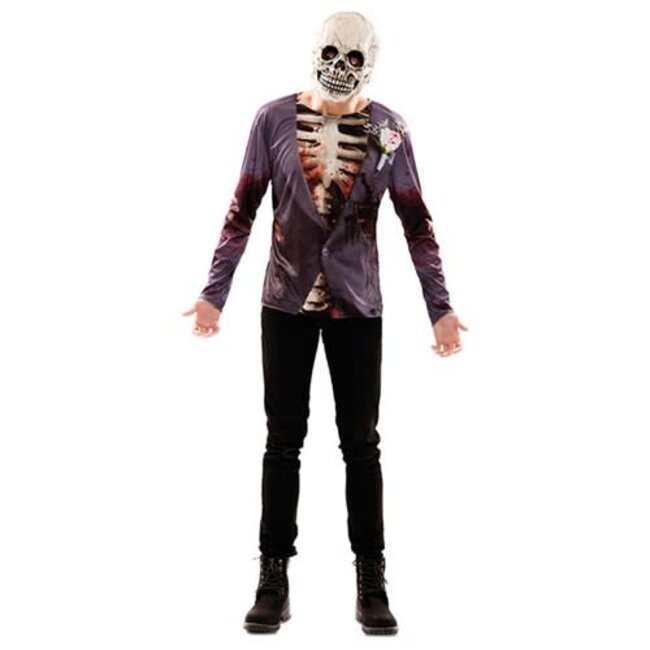 Shirt Bruidegom Zombie - mt M/L