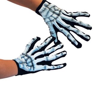 Haza-Witbaard Skelet Handschoenen - Glow in the Dark