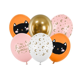 PartyDeco Ballonnen Hocus Pocus - 6 st - 30cm