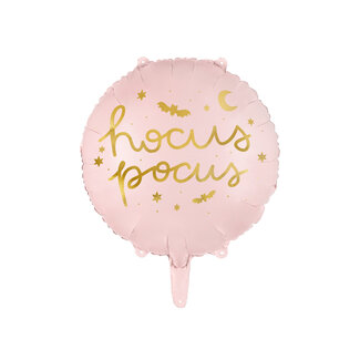 PartyDeco Folieballon Hocus Pocus Roze - 45cm