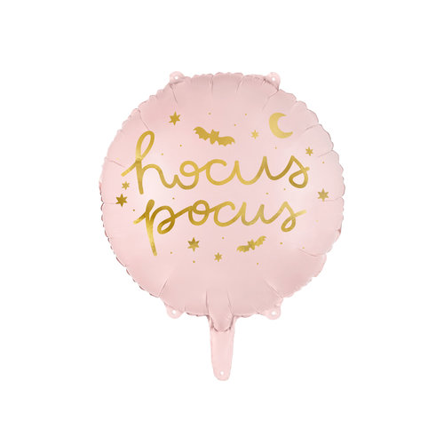 Folieballon Hocus Pocus Roze - 45cm 