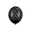BelBal Heliumballon Vleermuizen - 30cm - Zwart/Goud