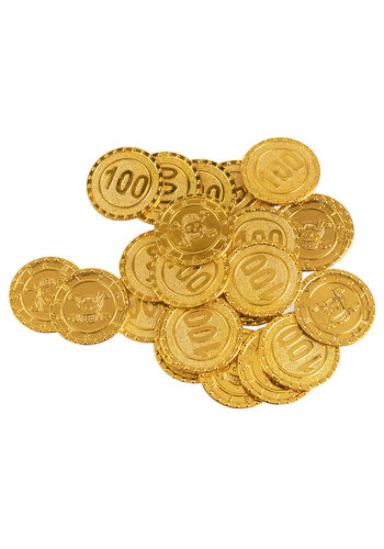 24 Gouden Piraten Munten 