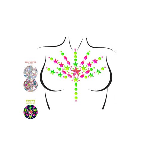 Bliss Neon Body jewels sticker 