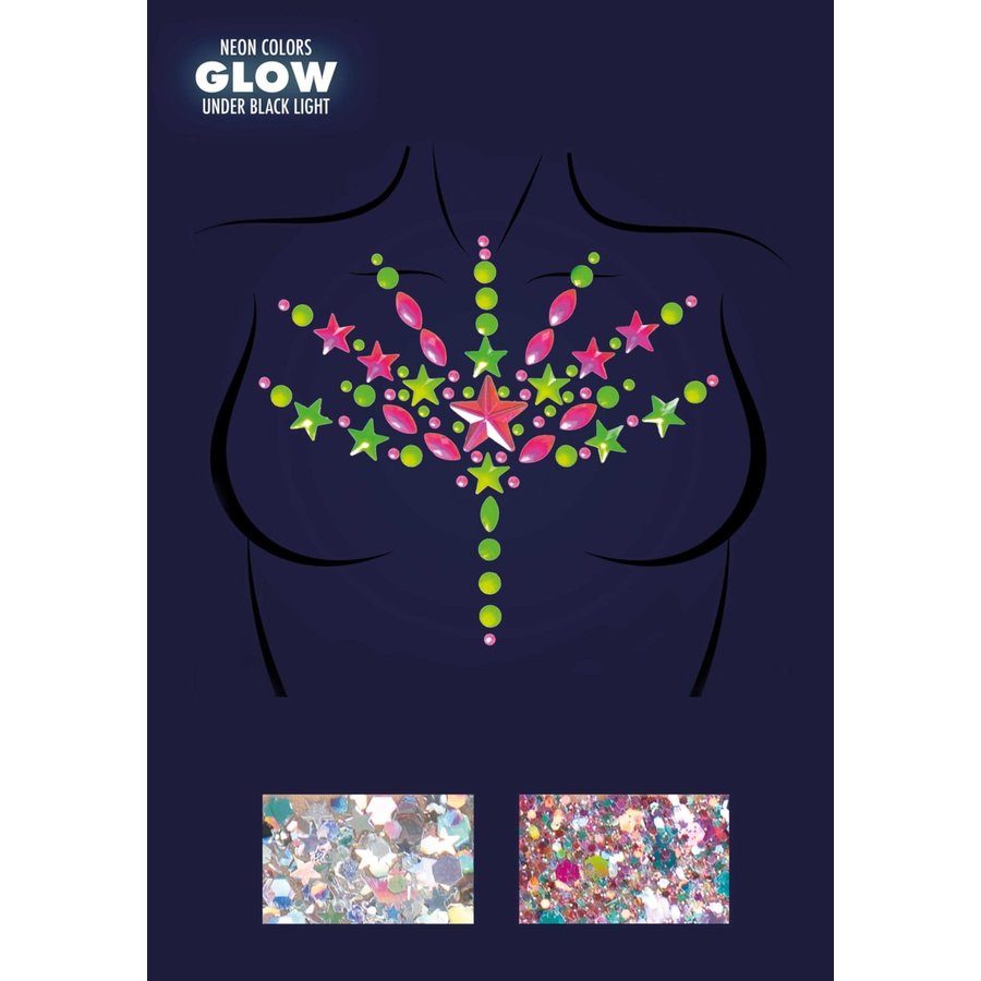 Bliss Neon Body jewels sticker-2