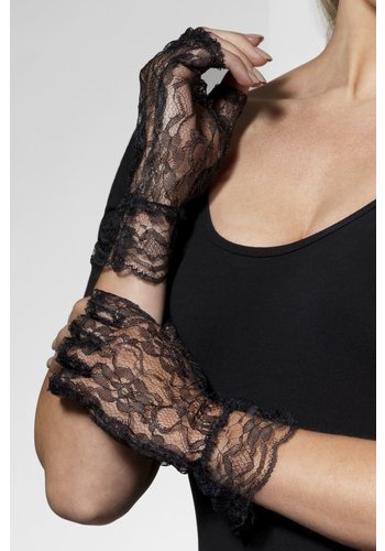 Handschoenen - Lace Zwart 