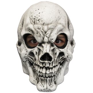Ghoulish Latex Masker - Skull White