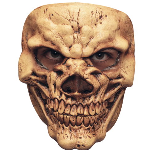 Latex Masker - Skull Donker 