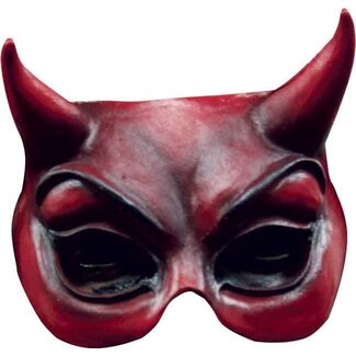Ghoulish Latex Half Masker - Evil Devil Ghoulish Latex Half Masker - Evil Devil