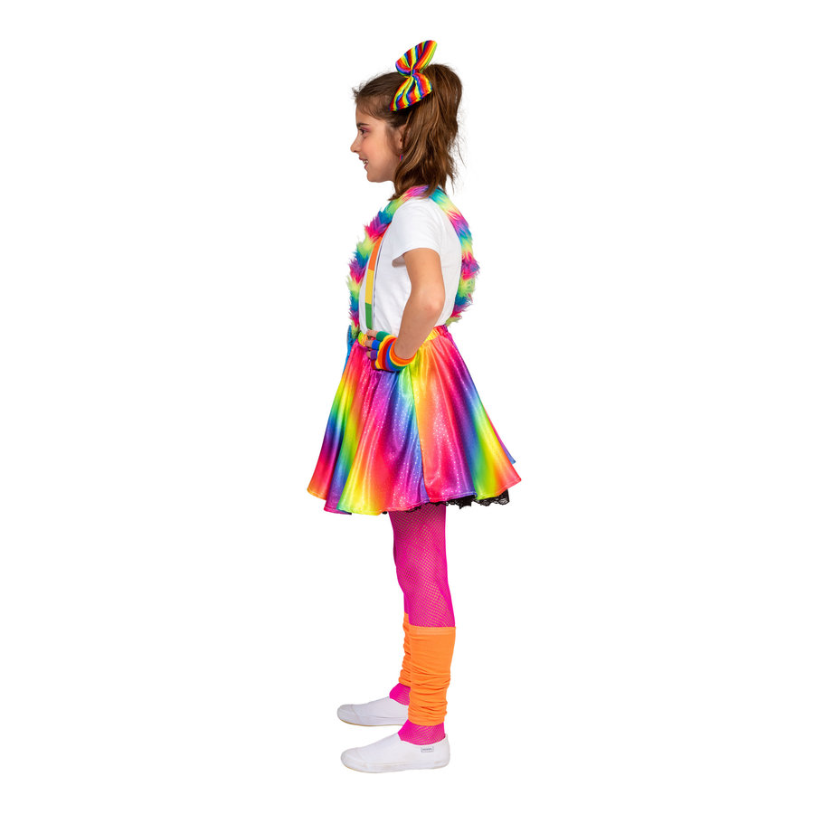 Regenboog rok Rosy | Feestkleding Breda