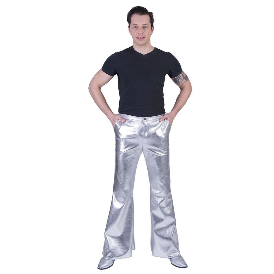 Disco Fever Broek Zilver-1