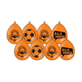 Paperdreams Loeki - Ballonnen oranje - 8st - 30cm