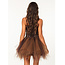Petticoat Premium bruin/taupe (drielaags)