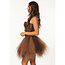 Petticoat Premium bruin/taupe (drielaags)