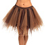 Petticoat Premium bruin/taupe (drielaags)