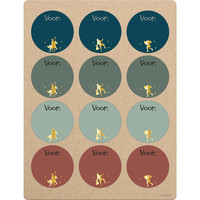 thumb-Naamstickers Cadeau 'Welkom Sint & Piet'-2