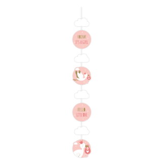 Paperdreams Newborn Baby Girl - Hanging Decoration
