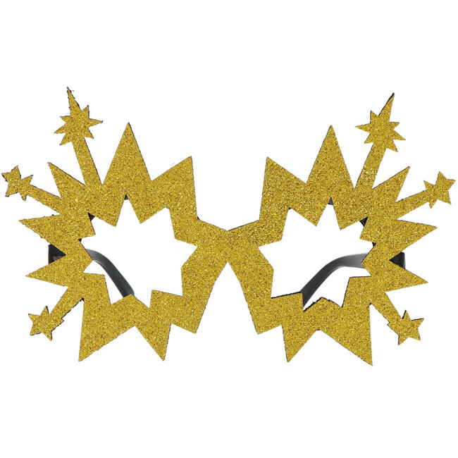 Bril Vuurwerk Goudkleurig