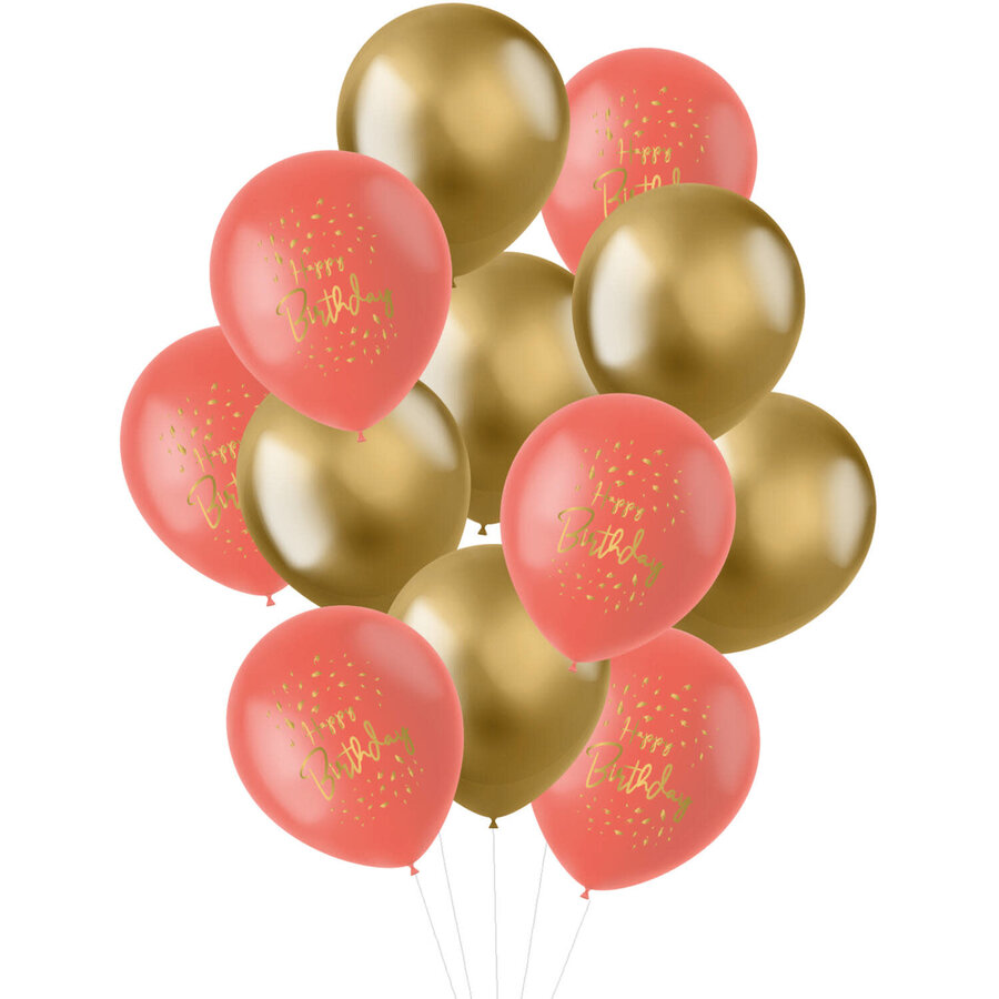 Ballonnen Golden Dusk 30cm - 12 stuks-1