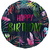 Folatex Folieballon Birthday Neon Tropical