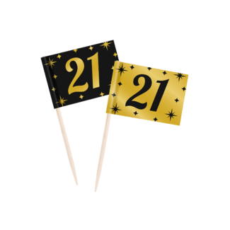 Paperdreams Cocktail Prikkertjes Classy Party – 21 Jaar – 50st