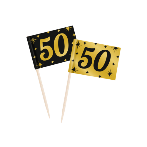 Cocktail Prikkertjes Classy Party – 50 Jaar – 50st 