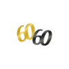 Paperdreams Tafel Confetti Classy Party – 60 Jaar