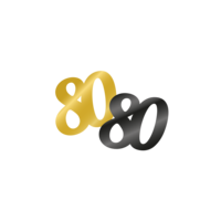 Paperdreams Swirls Classy Party – 80 Jaar
