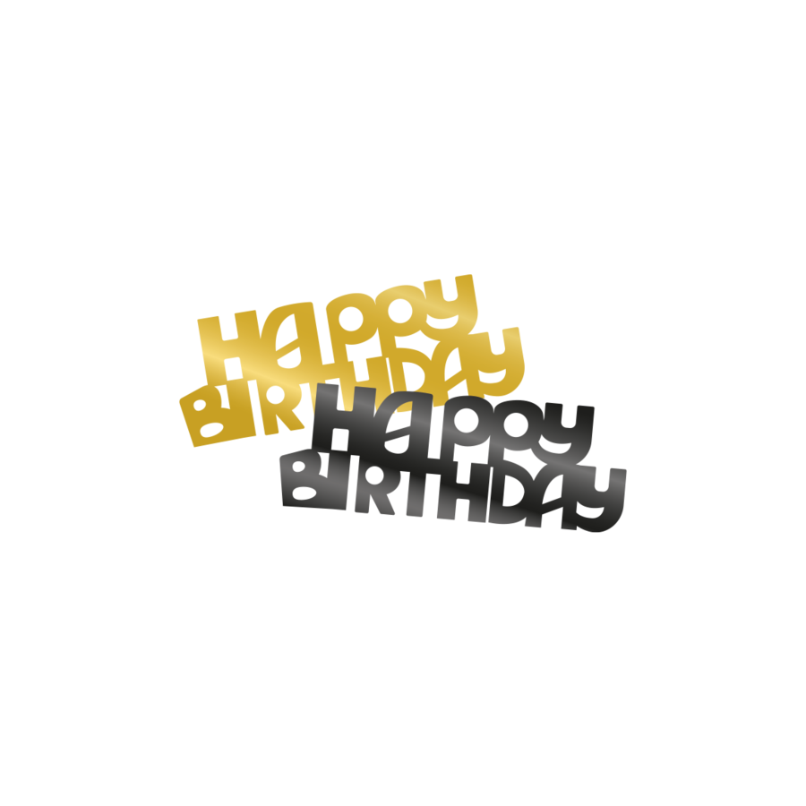 Tafel Confetti Classy Party – Happy Birthday-1