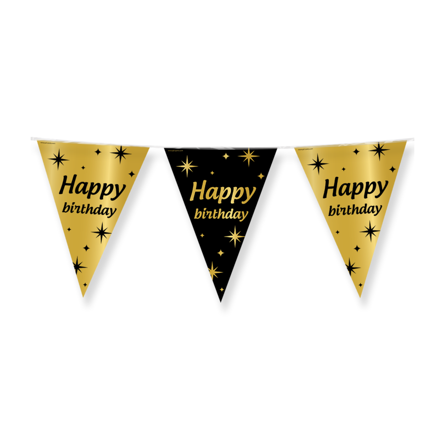 Classy Party Vlaggenlijn - Happy Birthday-1