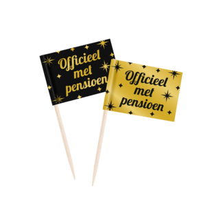 Paperdreams Cocktail Prikkertjes Classy Party – Pensioen – 50st