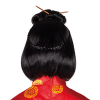 thumb-Pruik Chinese Courtesan met haarstokjes-2